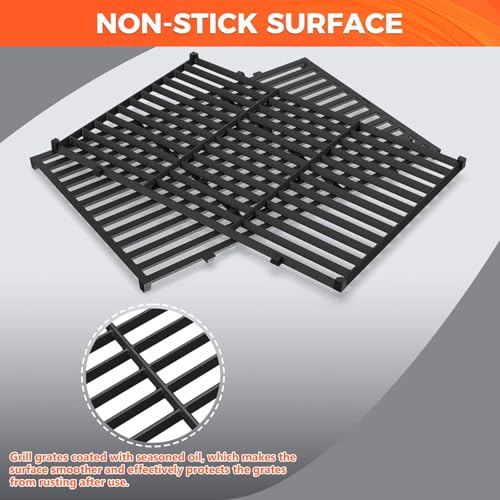 7638 7639 Grill Grates Replacement for Weber Spirit 300 Series