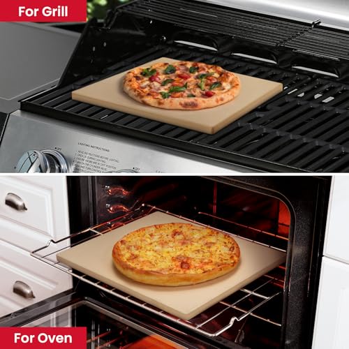 Pizza Stone for Oven and BBQ Grill