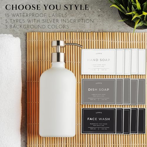 Glass Soap Dispenser Set of 2 (2 Count)