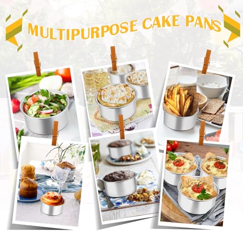 4 Inch Round Cake Pan Set of 3 (3 Count)
