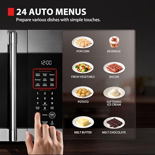 Over-the-Range Microwave Oven, 1.9 Cu.Ft, 1000W, Stainless Steel
