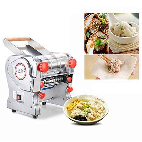 Hengwei 750W 110V Stainless Steel Commercial Electric Noodle Making Pasta Maker Dough Roller Noodle Cutting Machine