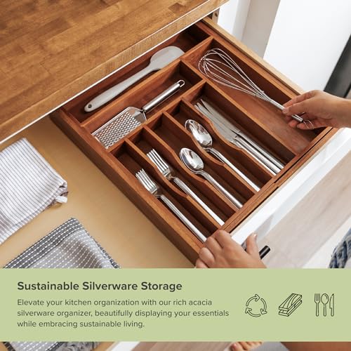 Silverware & Utensil Drawer Organizer