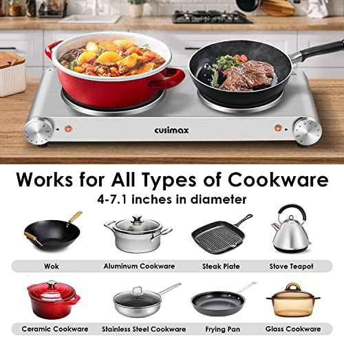 Hot Plate Electric Double Burner