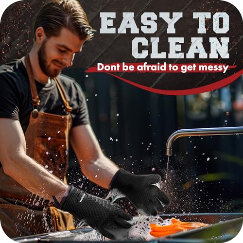S Silicone Smoker BBQ Gloves (2 Count)