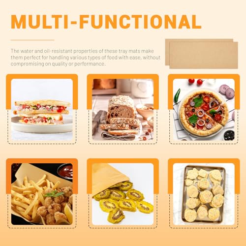 200 Pieces Unbleached Parchment Paper Air Fryer Liners Freeze Dryer Tray Mats (200 Count)