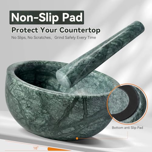 Luxury Marble Mortar and Pestle Set