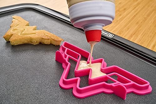 Justice League Silicone Pancake Art Mold and Shaper