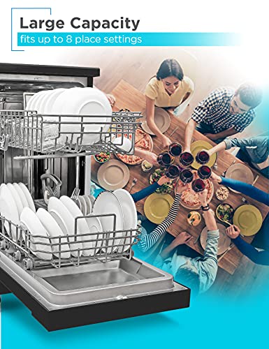 18 Inch Portable Dishwasher (8 Count)