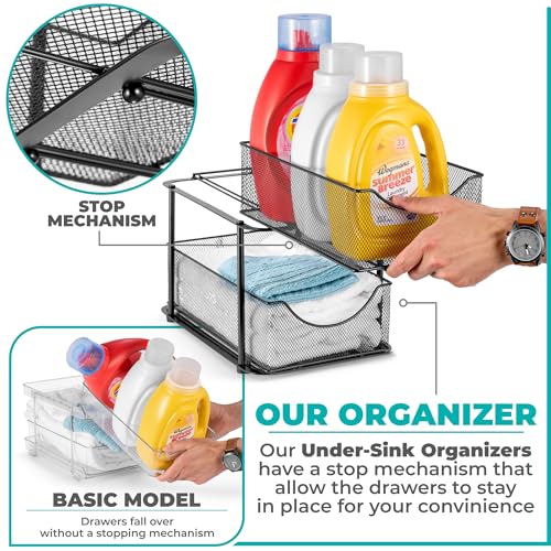 Pull Out Under Sink Organizer (2 Count)