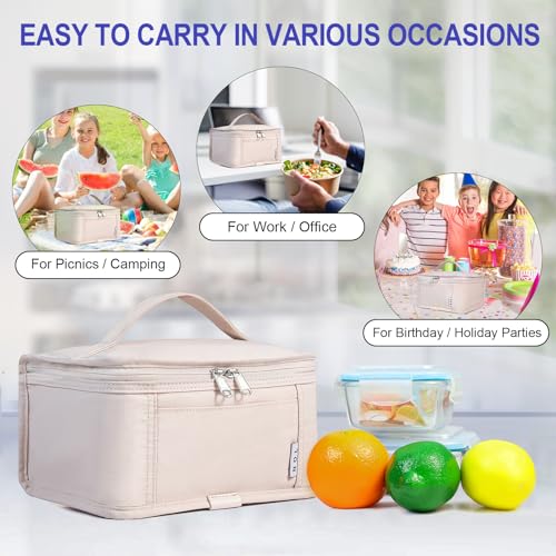 NOL Small Lunch Bag Mini Lunch Box Insulated Lunch Bag for Men