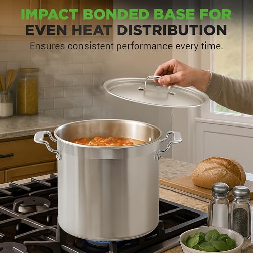 Stainless Steel Stock Pot with Lid