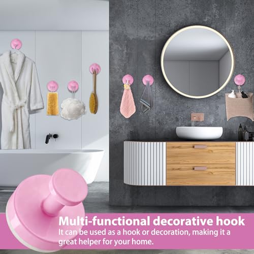Suction Cup Hooks for Shower (2 Count)