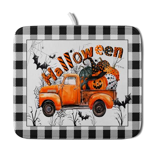 Holiday Truck Dish Drying Mat