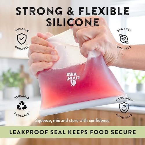 Reusable Silicone Food Storage Bags