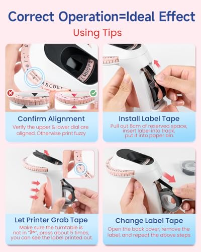 Label Maker Embossing Label Maker for Scrapbook Junk Journal Supplies