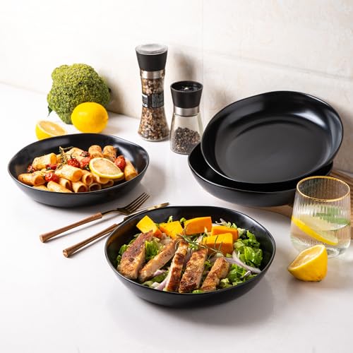 9.75'' Large Ceramic Pasta Bowls (6 Count)