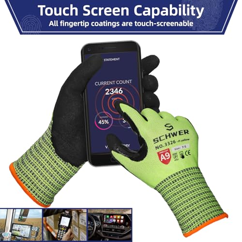 ProGuard Highest Level Cut Resistant Work Gloves PR3326 for Extreme Protection (2 Count)