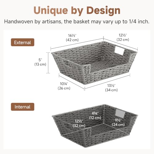 Pantry Baskets for Organizing (2 Count)