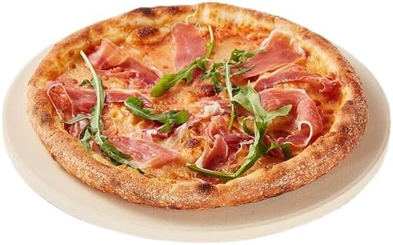 Large Pizza Stone Round 14", Heavy Duty Cooking Stone for Grill, Baking Pizza Stone for bread, Ideal for Grilling Baking Several Sizes of Pizzas - Culinary Roots