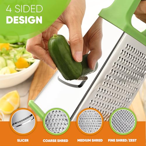 Stainless Steel XL Cheese Grater for Kitchen