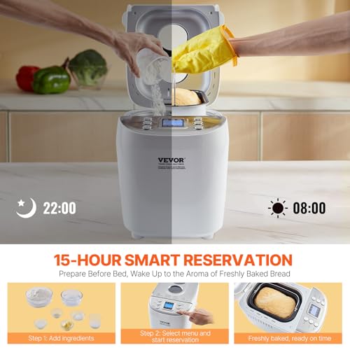 Bread Maker Dough Machine 15 Menus in 1
