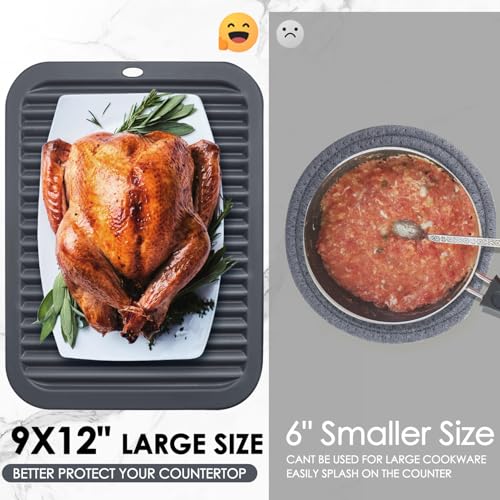 4 PCS Silicone Trivet for Hot Dishes (4 Count)