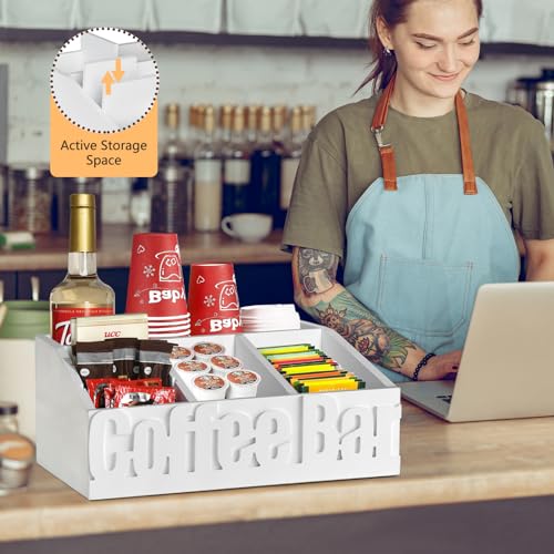 Coffee Bar Organizer for Coffee Bar Accessories