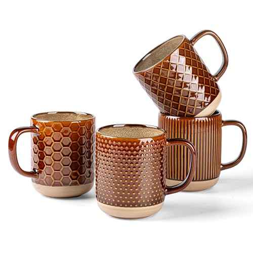Coffee Mugs Set of 4 (4 Count)