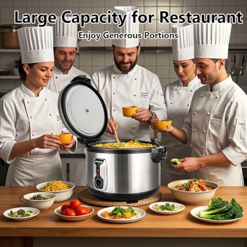 16L Commercial rice cooker 90 cups cooked Large Stainless Steel rice Commercial for 65
