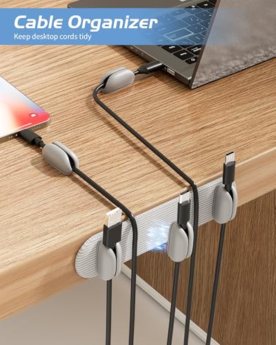 5 Pack Magnetic Cable Clips Cord Organizer (5 .)