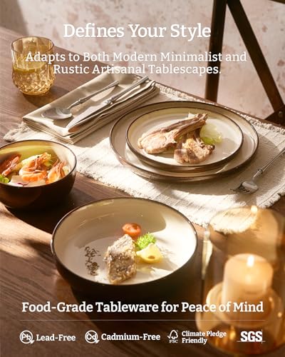 Milkyway 12 Piece Stoneware Dinnerware Set
