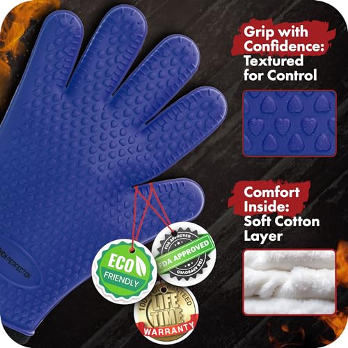 Silicone Smoker BBQ Gloves (2 Count)