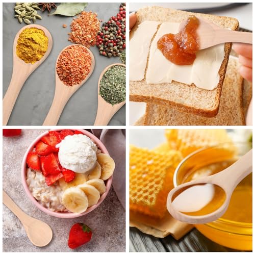24 Pcs Small Wooden Spoons (24 Count)