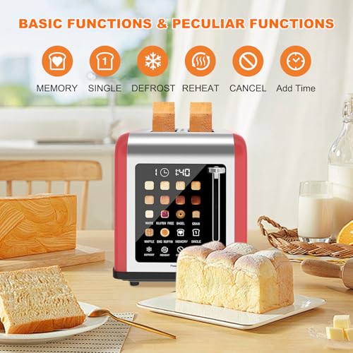 2 Slice Toaster Touch Screen