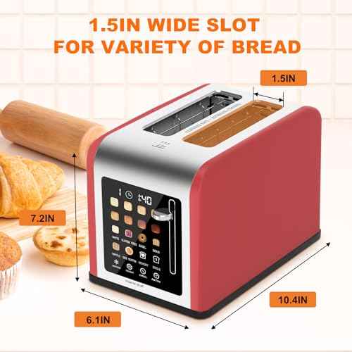 2 Slice Toaster Touch Screen