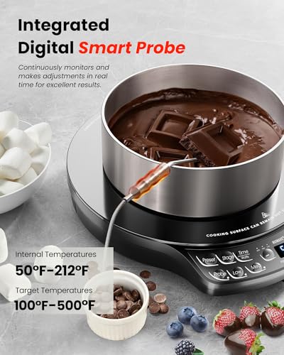 Portable Induction Cooktop Diamond with Probe