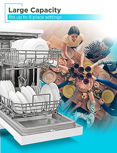 18 Inch Portable Dishwasher (8 Count)