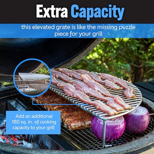 SnS Grills Slow ‘N Sear Elevated Cooking Grate