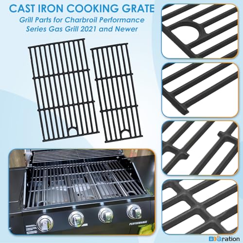 17" Grill Grate and Heat Plate for Charbroil Performance 4