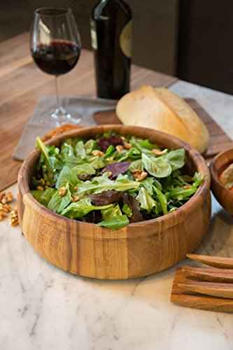 Acacia Wood Salad Bowl
