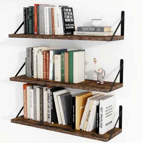Floating Book Shelves for Wall