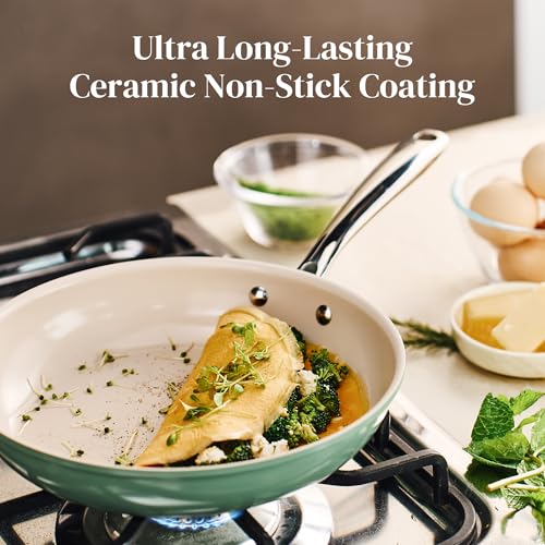 Non Stick Ceramic Frying Pan Set (3 Count)