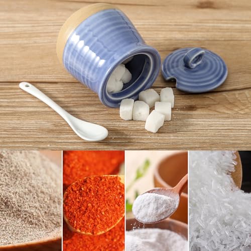 Sugar and Creamer Set with Lid Spoon