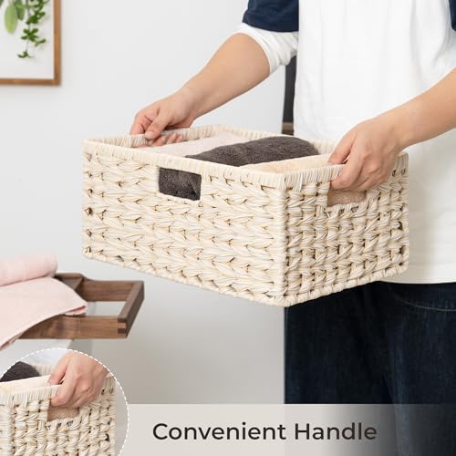 Wicker Storage Baskets for Shelves