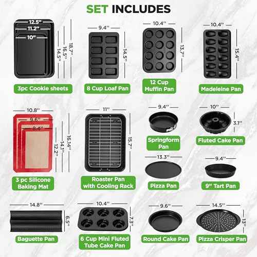 42 Pc Bakeware Set Nonstick