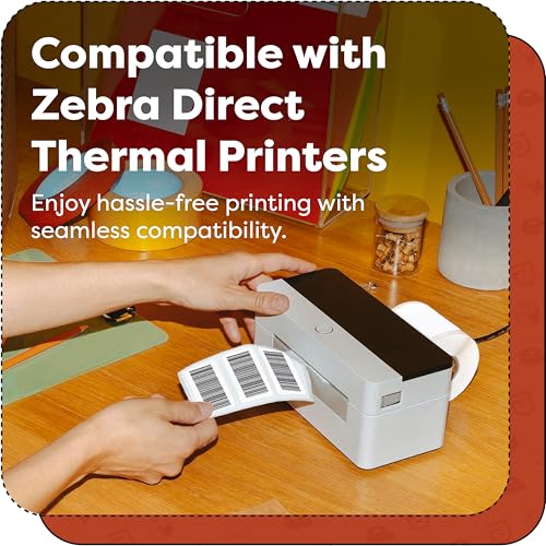 1.2" X 0.85" Direct Thermal Printer Labels
