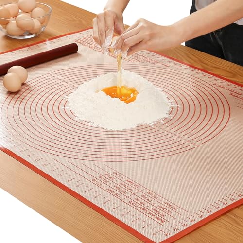 Silicone Pastry Mat 34x26 Inch Nonstick Baking Mat