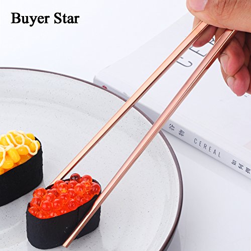 5 Pair Stainless Steel Chopsticks