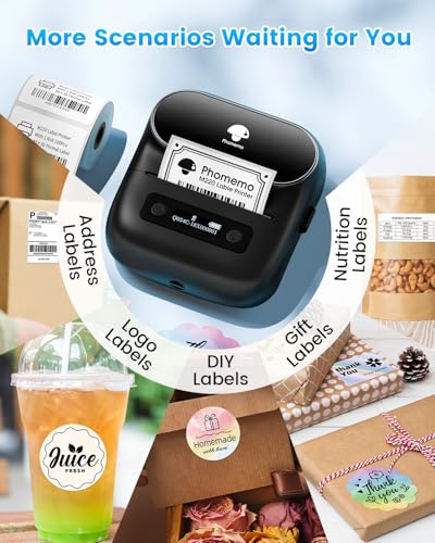 Label Maker M220 Thermal Label Printer